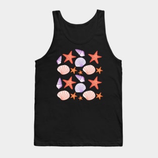 Seashells and sea fishes Tank Top